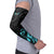Personalized Elegant Wings and Dartboard Design Arm Sleeves with Swirling Floral Patterns - Wonder Print Shop