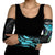 Personalized Elegant Wings and Dartboard Design Arm Sleeves with Swirling Floral Patterns - Wonder Print Shop