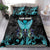Personalized Elegant Wings and Dartboard Design Bedding Set with Swirling Floral Patterns - Wonder Print Shop