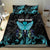 Personalized Elegant Wings and Dartboard Design Bedding Set with Swirling Floral Patterns - Wonder Print Shop