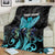 Personalized Elegant Wings and Dartboard Design Blanket with Swirling Floral Patterns - Wonder Print Shop