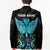 Personalized Elegant Wings and Dartboard Design Blazer with Swirling Floral Patterns - Wonder Print Shop