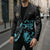Personalized Elegant Wings and Dartboard Design Blazer with Swirling Floral Patterns - Wonder Print Shop