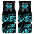 Personalized Elegant Wings and Dartboard Design Car Mats with Swirling Floral Patterns - Wonder Print Shop