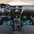 Personalized Elegant Wings and Dartboard Design Car Mats with Swirling Floral Patterns - Wonder Print Shop