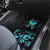 Personalized Elegant Wings and Dartboard Design Car Mats with Swirling Floral Patterns - Wonder Print Shop