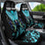 Personalized Elegant Wings and Dartboard Design Car Seat Cover with Swirling Floral Patterns - Wonder Print Shop