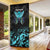 Personalized Elegant Wings and Dartboard Design Door Cover with Swirling Floral Patterns - Wonder Print Shop