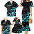 Personalized Elegant Wings and Dartboard Design Family Matching Mermaid Dress and Hawaiian Shirt with Swirling Floral Patterns - Wonder Print Shop