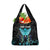 Personalized Elegant Wings and Dartboard Design Grocery Bag with Swirling Floral Patterns - Wonder Print Shop