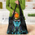 Personalized Elegant Wings and Dartboard Design Grocery Bag with Swirling Floral Patterns - Wonder Print Shop