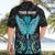 Personalized Elegant Wings and Dartboard Design Hawaiian Shirt with Swirling Floral Patterns - Wonder Print Shop