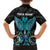Personalized Elegant Wings and Dartboard Design Hawaiian Shirt with Swirling Floral Patterns - Wonder Print Shop