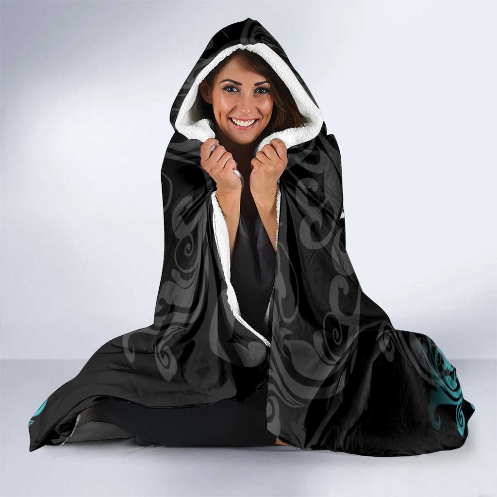Personalized Elegant Wings and Dartboard Design Hooded Blanket with Swirling Floral Patterns - Wonder Print Shop