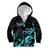 Personalized Elegant Wings and Dartboard Design Kid Hoodie with Swirling Floral Patterns - Wonder Print Shop