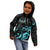 Personalized Elegant Wings and Dartboard Design Kid Hoodie with Swirling Floral Patterns - Wonder Print Shop