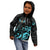Personalized Elegant Wings and Dartboard Design Kid Hoodie with Swirling Floral Patterns - Wonder Print Shop