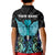 Personalized Elegant Wings and Dartboard Design Kid Polo Shirt with Swirling Floral Patterns - Wonder Print Shop