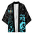 Personalized Elegant Wings and Dartboard Design Kimono with Swirling Floral Patterns - Wonder Print Shop