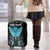 Personalized Elegant Wings and Dartboard Design Luggage Cover with Swirling Floral Patterns - Wonder Print Shop
