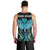 Personalized Elegant Wings and Dartboard Design Men Tank Top with Swirling Floral Patterns - Wonder Print Shop
