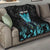 Personalized Elegant Wings and Dartboard Design Quilt with Swirling Floral Patterns - Wonder Print Shop