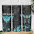 Personalized Elegant Wings and Dartboard Design Skinny Tumbler with Swirling Floral Patterns - Wonder Print Shop