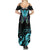 Personalized Elegant Wings and Dartboard Design Summer Maxi Dress with Swirling Floral Patterns - Wonder Print Shop