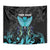 Personalized Elegant Wings and Dartboard Design Tapestry with Swirling Floral Patterns - Wonder Print Shop