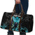 Personalized Elegant Wings and Dartboard Design Travel Bag with Swirling Floral Patterns - Wonder Print Shop