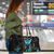 Personalized Elegant Wings and Dartboard Design Travel Bag with Swirling Floral Patterns - Wonder Print Shop