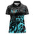 Personalized Elegant Wings and Dartboard Design Women Polo Shirt with Swirling Floral Patterns - Wonder Print Shop