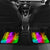 Personalized Colorful Neon Darts Car Mats with Bold Abstract Background - Wonder Print Shop