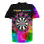 Personalized Colorful Neon Darts Rugby Jersey with Bold Abstract Background - Wonder Print Shop