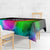 Personalized Colorful Neon Darts Tablecloth with Bold Abstract Background - Wonder Print Shop
