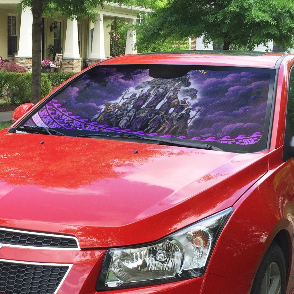 Twelve Olympians Auto Sun Shade Gods Of Mount Olympus Greek Mythology