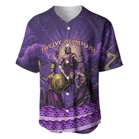 Twelve Olympians Baseball Jersey Gods Of Mount Olympus Greek Mythology