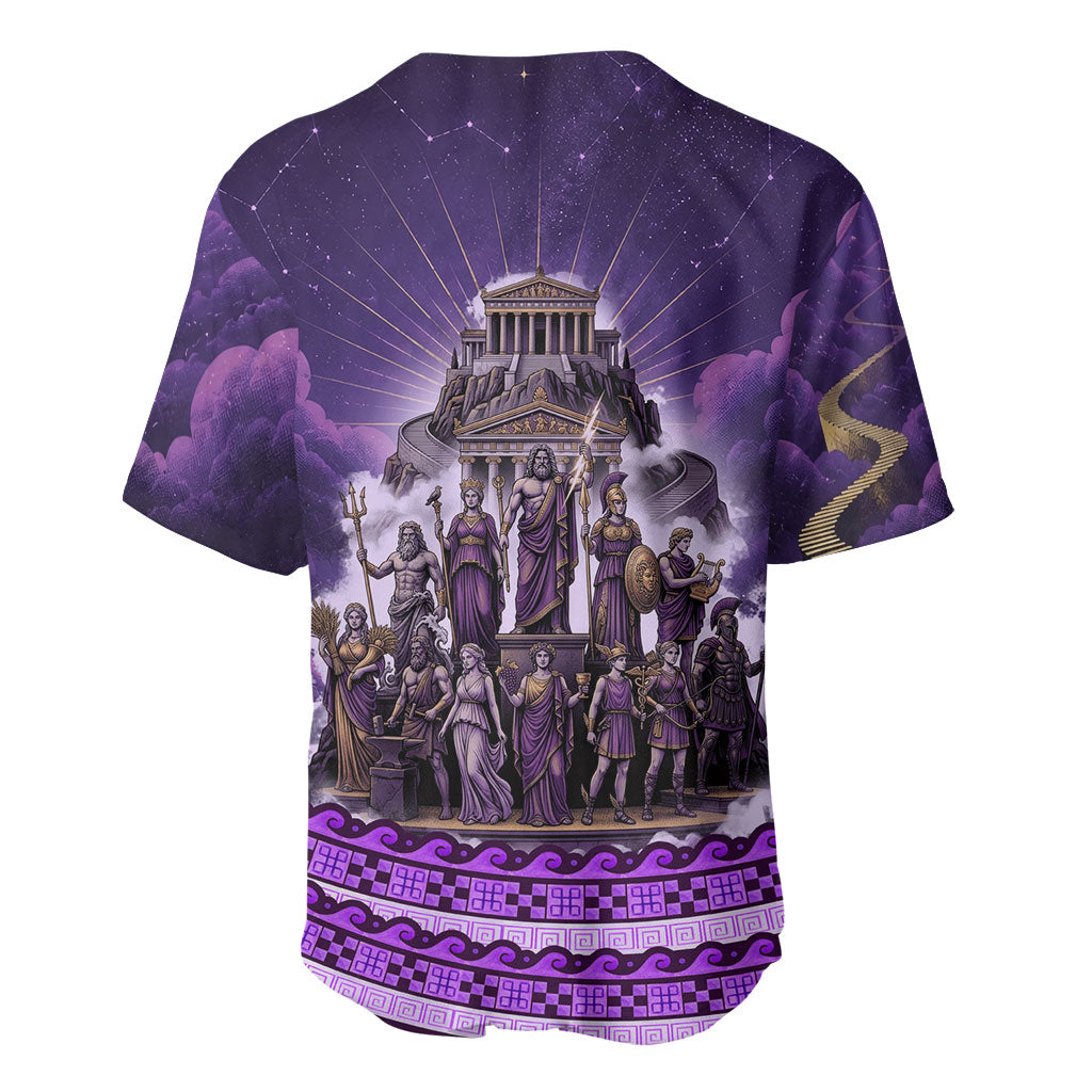Twelve Olympians Baseball Jersey Gods Of Mount Olympus Greek Mythology