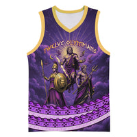 Twelve Olympians Basketball Jersey Gods Of Mount Olympus Greek Mythology