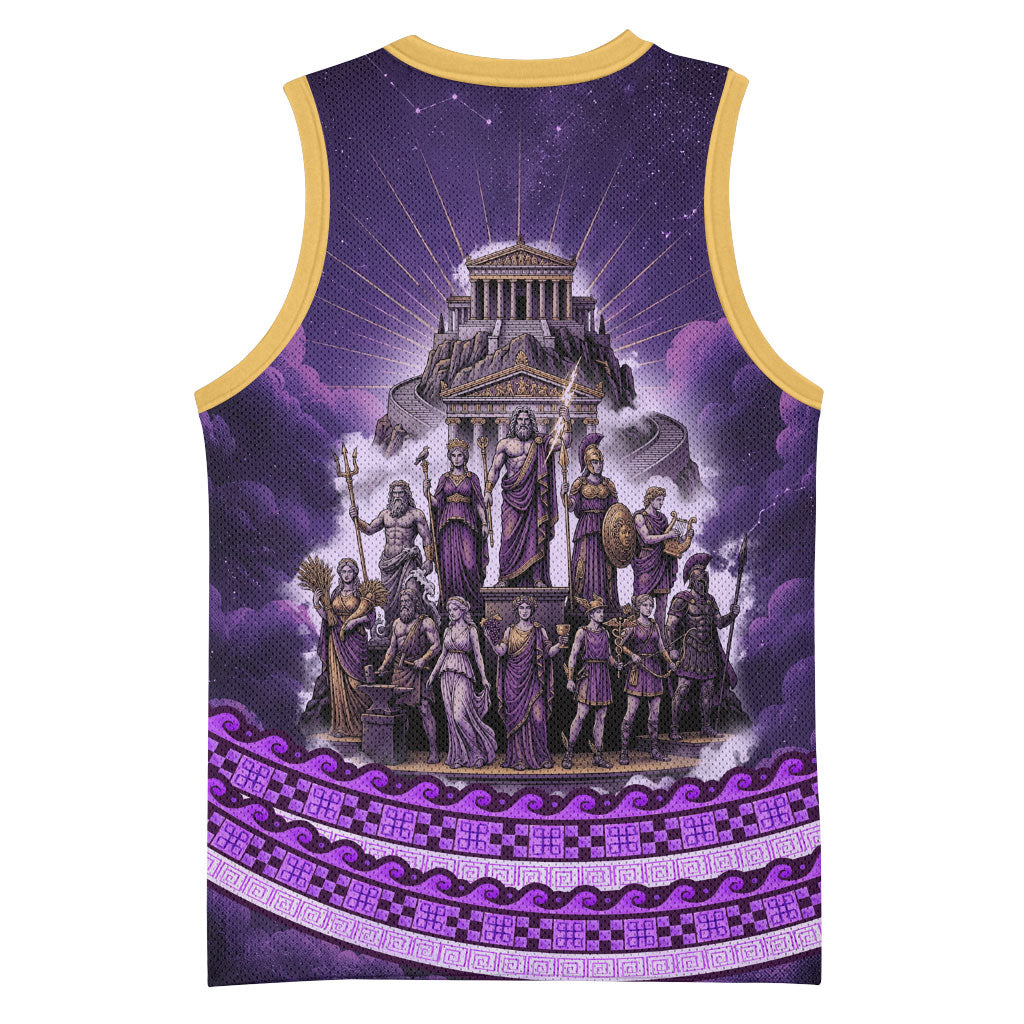 Twelve Olympians Basketball Jersey Gods Of Mount Olympus Greek Mythology