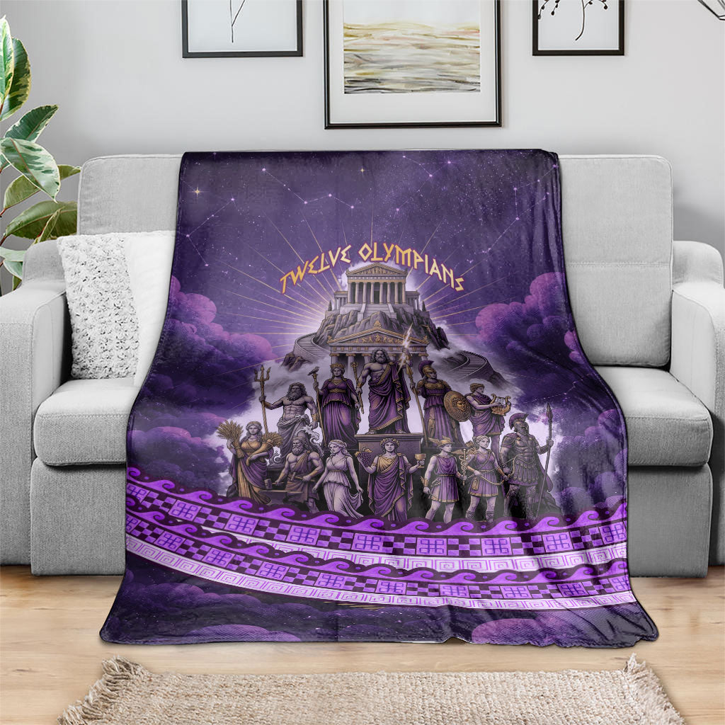 Twelve Olympians Blanket Gods Of Mount Olympus Greek Mythology