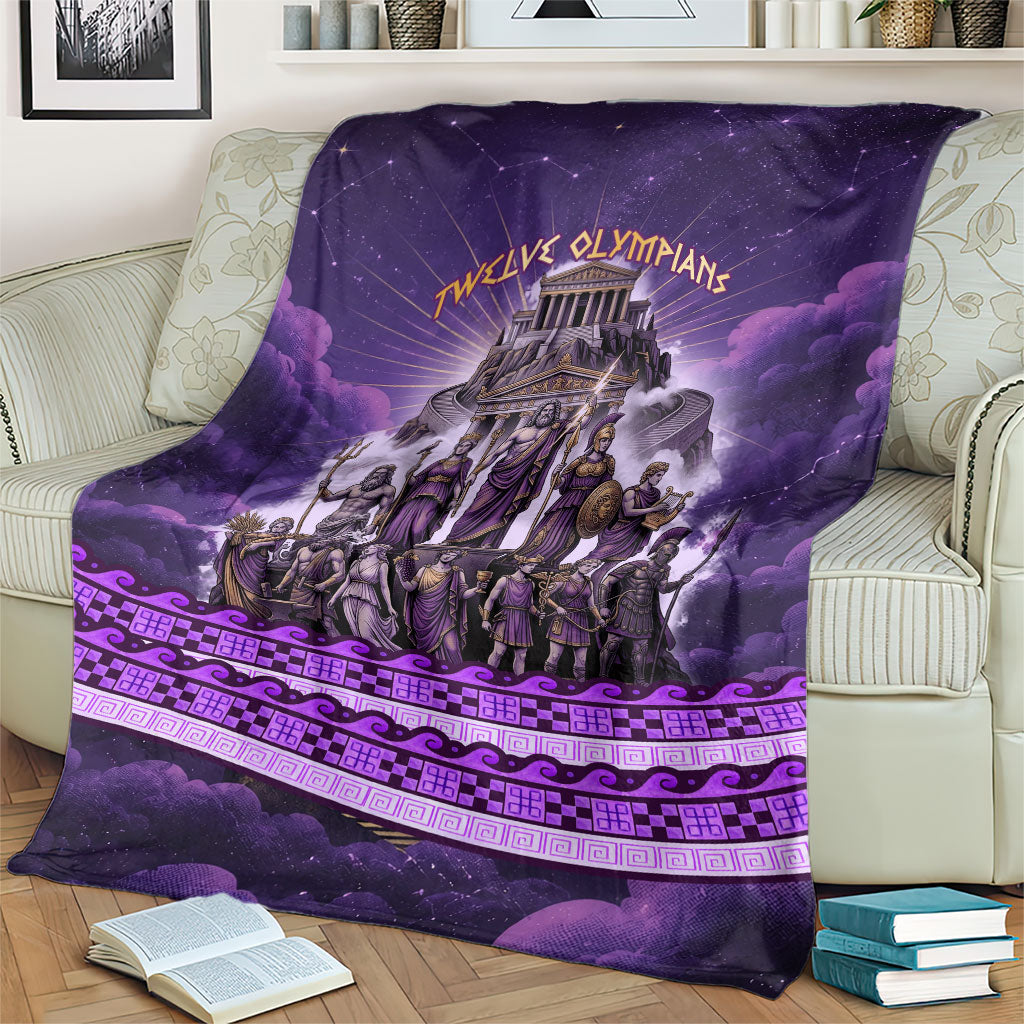 Twelve Olympians Blanket Gods Of Mount Olympus Greek Mythology
