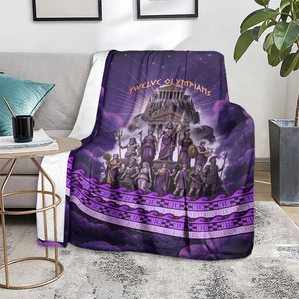 Twelve Olympians Blanket Gods Of Mount Olympus Greek Mythology