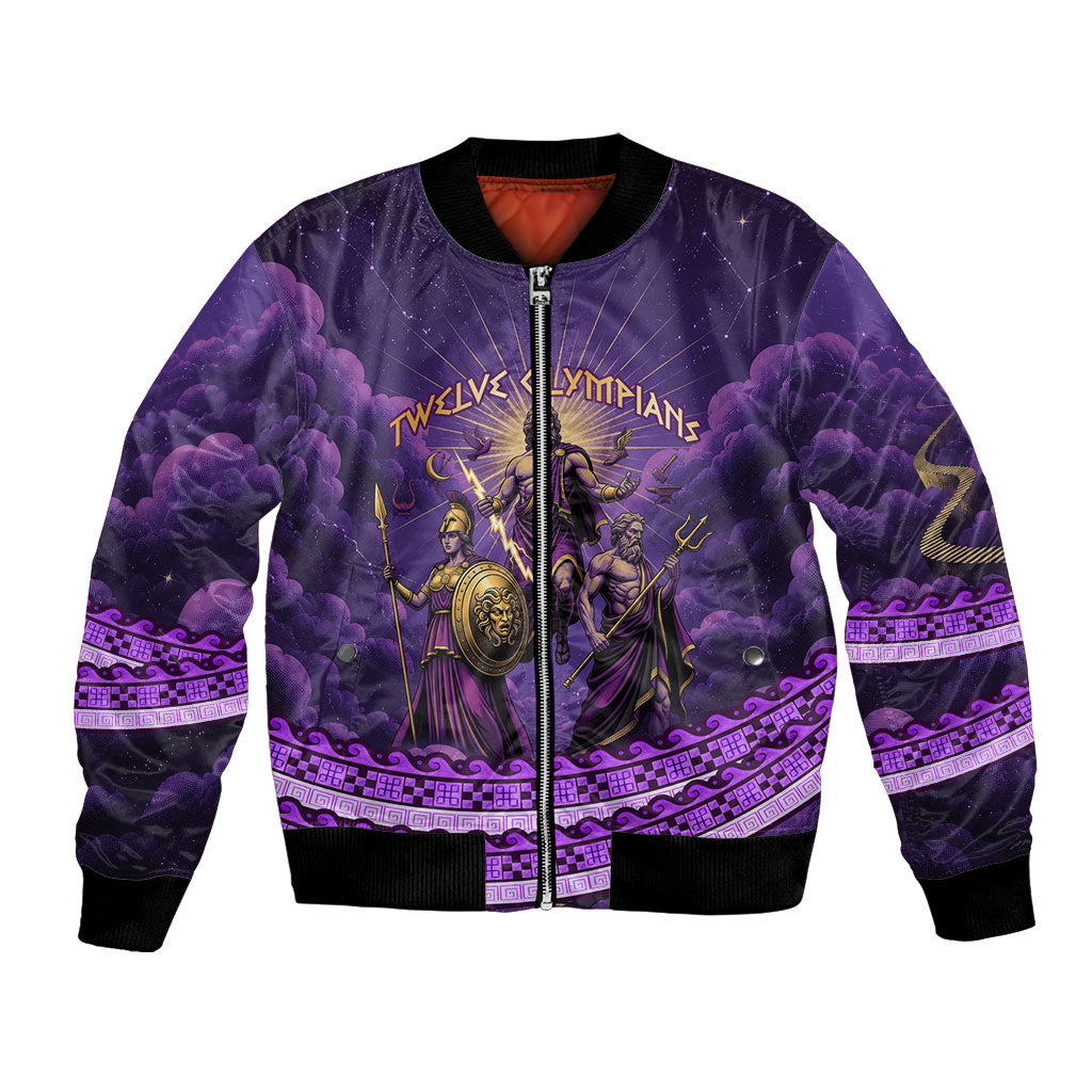 Twelve Olympians Bomber Jacket Gods Of Mount Olympus Greek Mythology