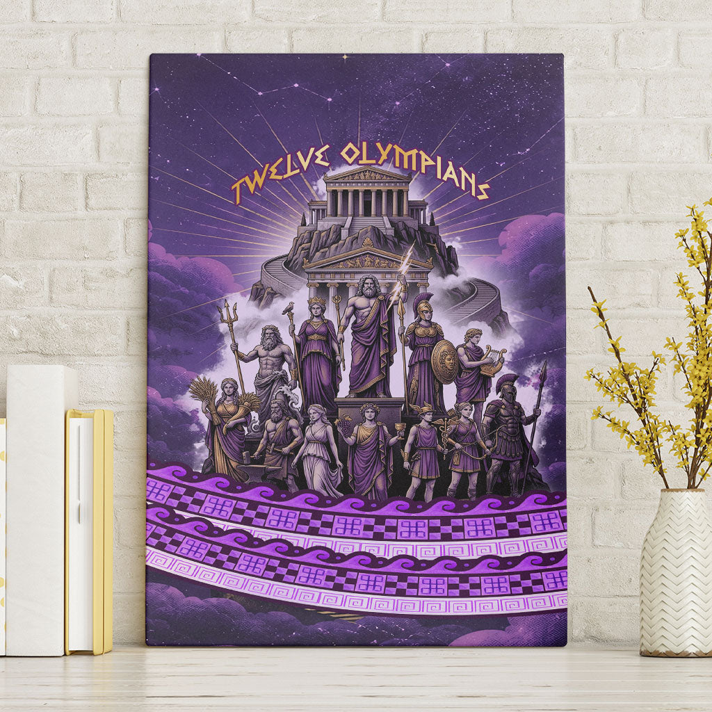 Twelve Olympians Canvas Wall Art Gods Of Mount Olympus Greek Mythology