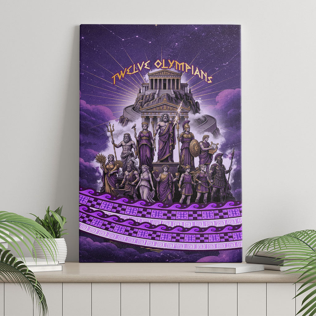 Twelve Olympians Canvas Wall Art Gods Of Mount Olympus Greek Mythology