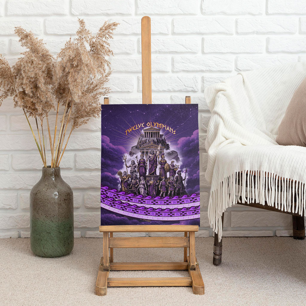 Twelve Olympians Canvas Wall Art Gods Of Mount Olympus Greek Mythology