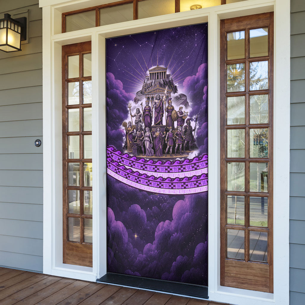 Twelve Olympians Door Cover Gods Of Mount Olympus Greek Mythology
