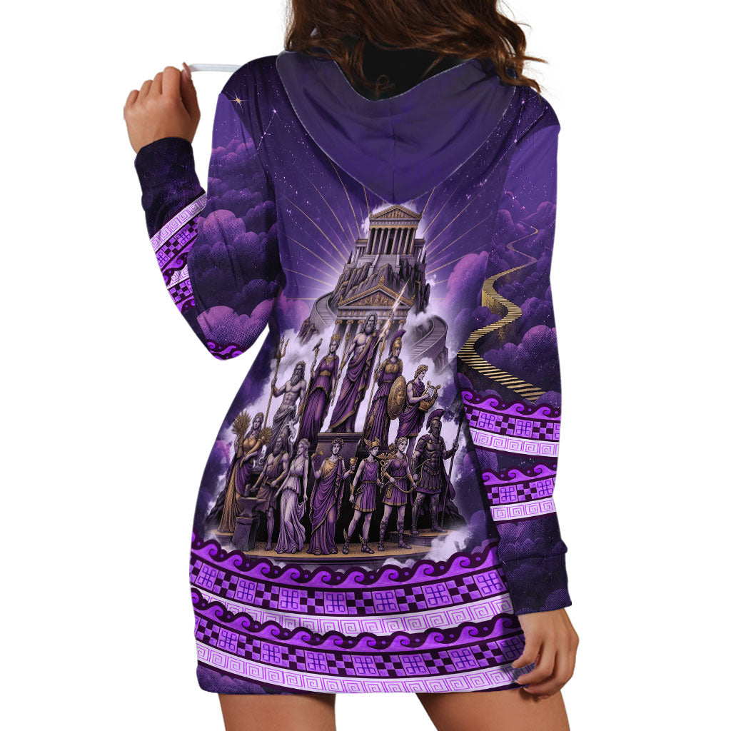 Twelve Olympians Hoodie Dress Gods Of Mount Olympus Greek Mythology