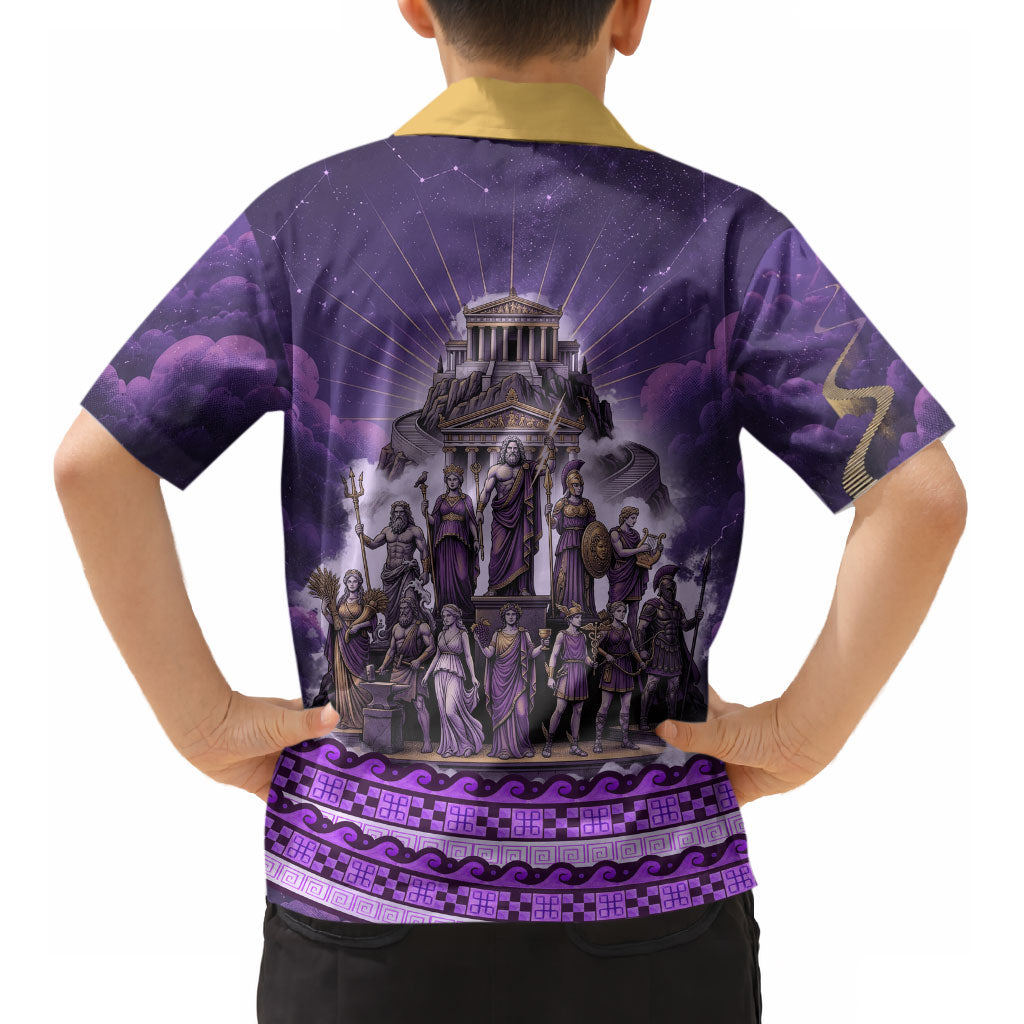 Twelve Olympians Kid Hawaiian Shirt Gods Of Mount Olympus Greek Mythology